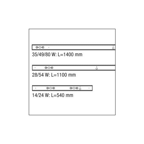 22157834 Zumtobel PERLUCE Adapter TEC 35/49/80 Adapter Produktbild Additional View 1 L