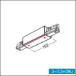 S2801160 Zumtobel 3PH EINSP-M WH Mitteleinspeisung Produktbild Additional View 1 S