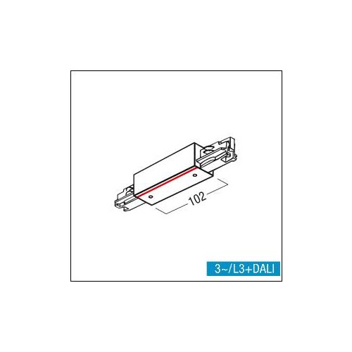 S2801160 Zumtobel 3PH EINSP-M WH Mitteleinspeisung Produktbild Additional View 1 L