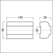 20735397 Zumtobel LM-3RUKS Relais-Ausgang 3x16A Schaltschrank Produktbild Additional View 1 S