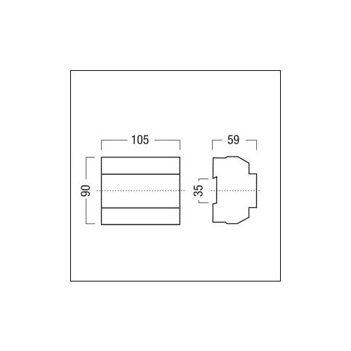 22154120 Zumtobel LM-4RUKS Relais-Ausgang 10A 4-fach Produktbild Additional View 1 L