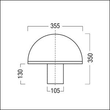 20724105 Zumtobel LM-TLM Tageslichtmesskopf Produktbild Additional View 1 S