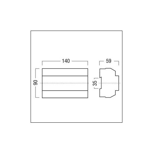 20735369 Zumtobel LM-BK Buskoppler Schaltschrank Produktbild Additional View 1 L