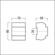 22154732 Zumtobel LM-4UAS Universal-Eingang 4x Schaltschrank Produktbild Additional View 1 S