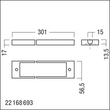 22168693 Zumtobel PURESIGN/COMSIGN 150 FRAME NTx Rahmen Produktbild Additional View 1 S