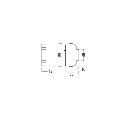 22157024 Zumtobel ONLITE local Repeater Kopplermodul Produktbild Additional View 1 L