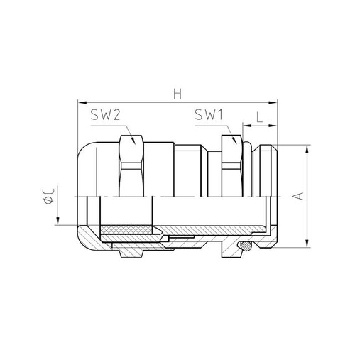 50.616 ES/EMV Jacob Perfectverschraubung M16x1,5 Edelstahl Produktbild Additional View 1 L