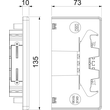 6274570 Obo GK-E70130RW Brüstungskanal Endstück 70x130 reinweiß Produktbild Additional View 1 S