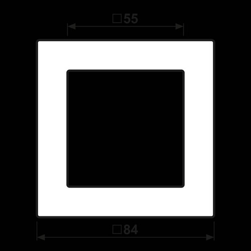 AC581CH Jung Rahmen 1-fach A Creation Champ Produktbild Additional View 1 L