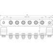 472209 Dehn Pot-Schiene Niro 6 Anschl. ohne Abdeckung Produktbild Additional View 2 S