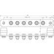 472209 Dehn Pot-Schiene Niro 6 Anschl. ohne Abdeckung Produktbild Additional View 1 S