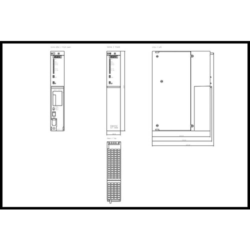 6ES7405-0KA02-0AA0 SIEMENS Simatic S7-400 Stromversorgung PS405 Produktbild Additional View 1 L