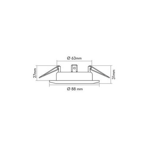 1760001800 Nobile D 3830 Schwarz Einbaustrahler Produktbild Additional View 3 L