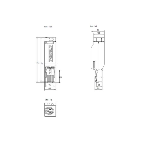 6GK1901-1BB10-2AA0 SIEMENS IE FC RJ45 PLUG 180 2X2 RJ45 Steckverbinder Produktbild Additional View 1 L