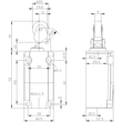 3SE5112-0CE01 Siemens Positionsschalter mit Rollenhebel Metall 1S+1Ö Produktbild Additional View 2 S