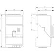 3UF7100-1AA00-0 Siemens Strommodul breite 45mm Durchsteckwandler Produktbild Additional View 2 S