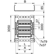 6059103 OBO MKSM 830 FT Kabelrinne MKSM gelocht mit Schnellverbindung Produktbild Additional View 1 S