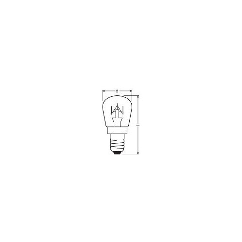 4050300309637 Osram Glühlampe 25W E14 230V EEI:E Produktbild Additional View 2 L