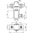 106129 Dehn Stangenhalter mit Befestigungsbuchse Produktbild Additional View 2 S