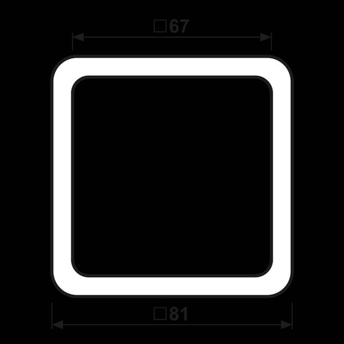 CD581WULG JUNG Rahmen 1-fach IP44 FRUP CD Universal lichtgrau Produktbild Additional View 1 L