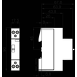 5TT5800-6 SIEMENS Insta Schütz 2S 20A 230VAC 0/1 Automatic Produktbild Additional View 2 S