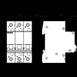 5SL6302-7 Siemens LS-SCHALTER 6KA 3POL C2 Produktbild Additional View 2 S