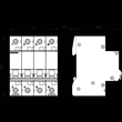 5SL6625-6 Siemens LS-SCHALTER 6KA 3+N-POL B25 Produktbild Additional View 2 S