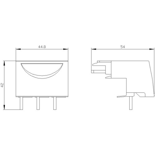 3RV1927-5A Siemens VERBINDUNGSSTECKER KONTAKTIERUNG DER LS Produktbild Additional View 1 L