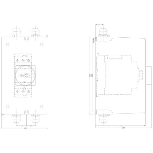 3RV1933-1DA00 Siemens ISOLIERSTOFF- GEHAEUSE 82MM BGR.S2 Produktbild Additional View 1 L