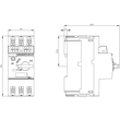 3RV2011-1AA25 Siemens LEISTUNGSSCHALTER FEDERZUGANSCHL. 1,6A Produktbild Additional View 2 S