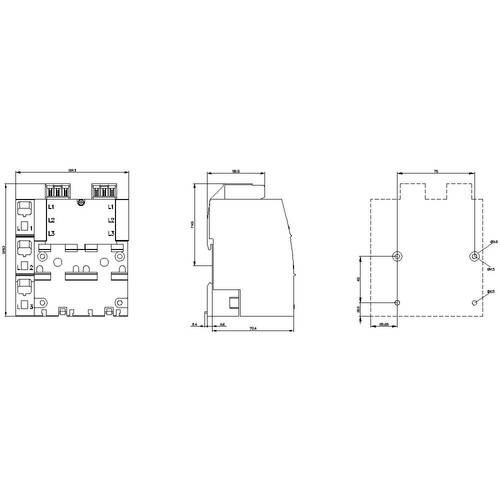 3RV2917-1A Siemens 3PHAS-SAMMELSCHIENE M. EINSPEISUNG Produktbild Additional View 1 L