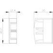 3RV2917-6A Siemens ENDABDECKUNG ALS ERSATZTEIL Produktbild Additional View 1 S