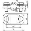 459029 DEHN UNI-Trennklemme NIRO f. 2 x Rd 8-10mm Produktbild Additional View 1 S