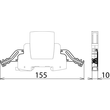 920395 DEHN EMV-Federklemmen zur Schirmkontaktierung für BLITZDUCTOR XT Produktbild Additional View 2 S