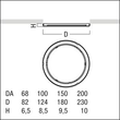 60800767 Zumtobel Vorsatz IP54 glas klar E100 wh Produktbild Additional View 1 S