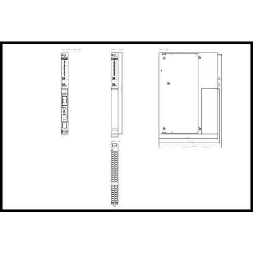 6ES74050DA020AA0 SIEMENS Simatic S7-400 Stromversorgung PS 405 4A DC 24/48/60V Produktbild Additional View 1 L