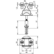 274167 Dehn Leitungshalter 8-10  Niro M8 Produktbild Additional View 2 S