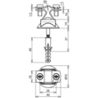 274167 Dehn Leitungshalter 8-10  Niro M8 Produktbild Additional View 1 S