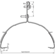 202900 DEHN Dachleitungshalter DEHNQUICK NIRO f. Rd 6-10mm verstellbar 120-240mm Produktbild Additional View 1 S