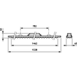 66124499 Philips LED Lichtbandleuchte Maxos 55S/840 PSD WB WH, weiss L:1528mm Produktbild Additional View 2 S