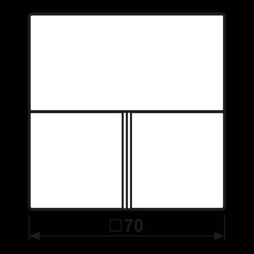 AL4093TSA Jung KNX Tastensatz f. Komfort regler Produktbild Additional View 1 L