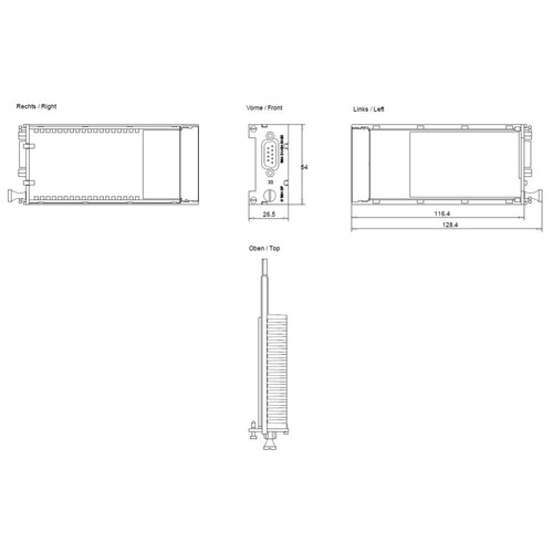 6ES7964-2AA04-0AB0 Siemens Schnittstelle Modul für S7-400 Produktbild Additional View 1 L