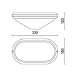 290-133401 Moltoluce Wandleuchte SW Serie 330 Produktbild Additional View 1 S