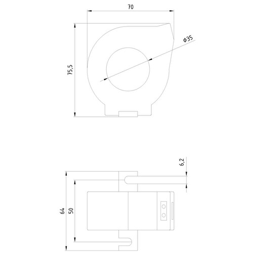 3UL23021A Siemens Wandler zu 3UG4625-1CW 30 Produktbild Additional View 2 L