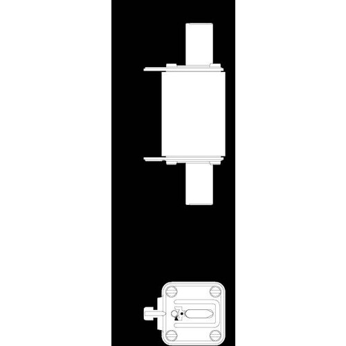 3NA3140 SIEMENS NH-Sicherung GL/GG GR.1 200A AC500V/AC440V Produktbild Additional View 2 L