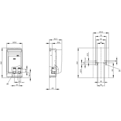 3NP11331CA10 Siemens SICHERUNGSLASTTRENN SCHALTER  3NP1 3-POL Produktbild Additional View 2 L