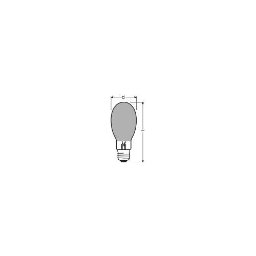 528261 Osram HQI-E1000W/NCOATEDE 40RWL1 EEI:A+ Produktbild Additional View 2 L