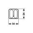 487106 Osram DULUX D 13W G24D-1 FS1 EEI:A Produktbild Additional View 2 S