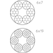 5303206 OBO 957 3 G Stahldraht-Spannseil mit Hanfseele 3mm S Produktbild Additional View 1 S