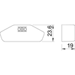 6364625 OBO TPS KS OR Schutzkappe für TPS-System Polyethylen pastellorange Produktbild Additional View 1 S